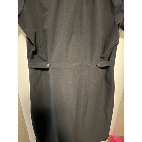 Sherpa Adventure Gear Black Cap Sleeve Button Up Dress Size Large - Picture 5 of 6